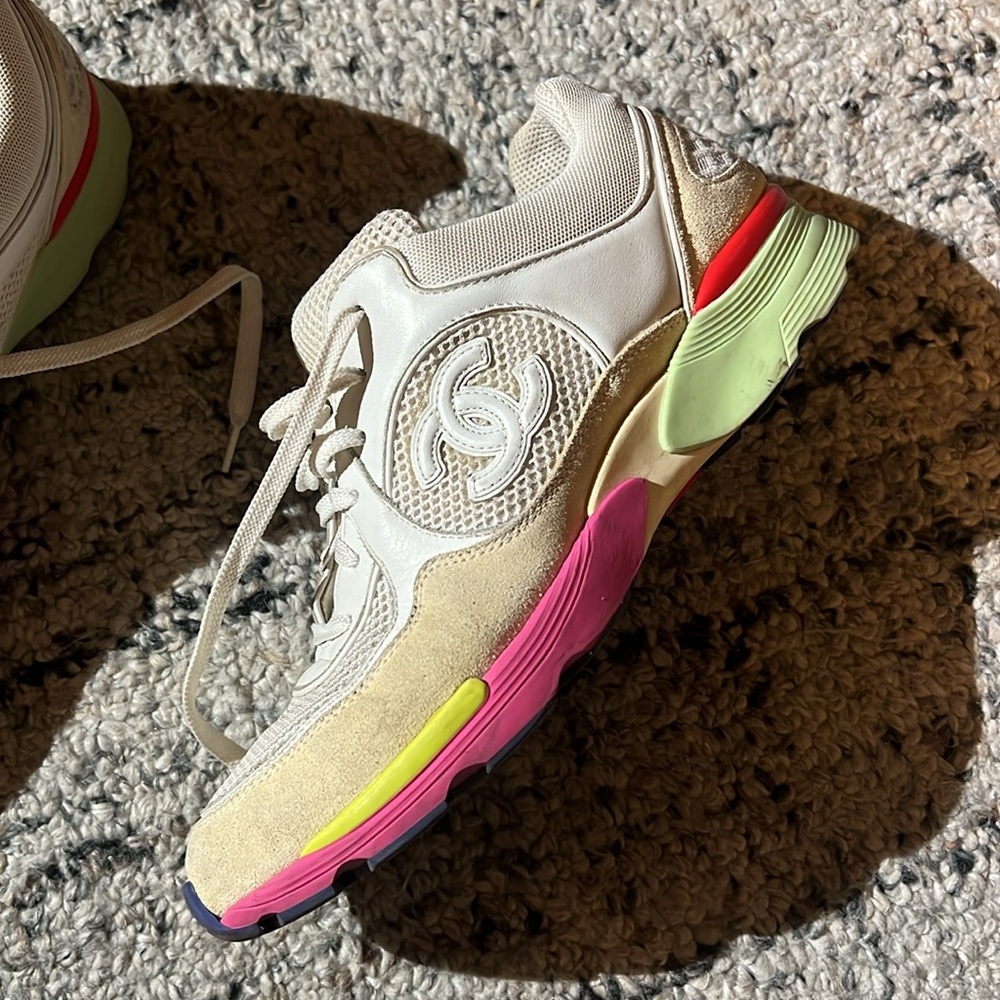 CHANEL Multicolor Sneakers trainers 👟 size 40
